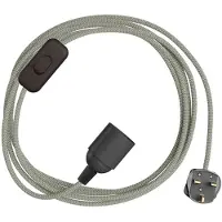 Creative Cables Portalámparas Con Cable Snakebis Shade Ready E27