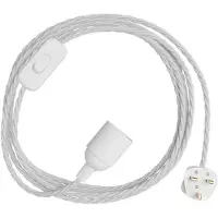 Creative Cables Portalámparas Con Cable Snakebis Twisted E14