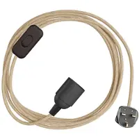 Creative Cables Portalámparas Con Cable Snakebis E27