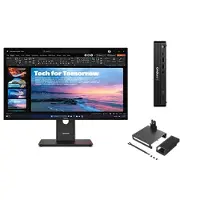 Lenovo ThinkCentre M70q G6 U5 16 512 + ThinkVision T27QD-40 27 QHD Docking Procesador Intel Core Ultra 5 225T núcleos E de hasta 4,40 GHz núcleos P de hasta 4,90 GHz, Windows 11 Pro 64, 512 GB SSD