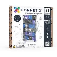 Connetix Juego De Construcción Ball Run Galaxy 61 Piezas