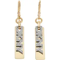DKNY Pendientes oro / transparente