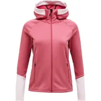Peak Performance - Forros polares mujer - W Rider Essentials Zip Hoodie Mountain Blush Frosted Blossom para Mujer - Talla S - Rosa