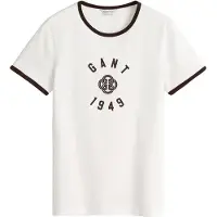 Gant Camiseta beige claro / marrón