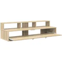 Syfax Mesa de estudio Sonoma, roble, 130 x 42,5 x 36 cm, material de madera
