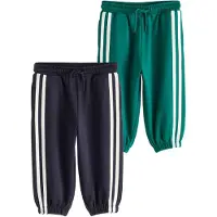 Next Pantalón navy / esmeralda / blanco