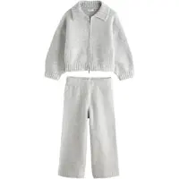 Next Conjunto gris moteado