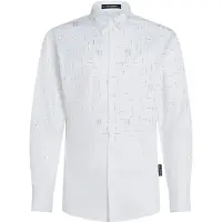Karl Lagerfeld Camisa plata / blanco