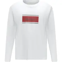 Jack & Jones Camiseta 'JJBUSTER' antracita / rojo oscuro / blanco