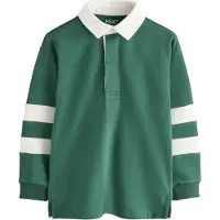 Next Camiseta verde oscuro / blanco