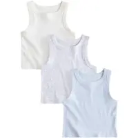 Next Top ecru / azul pastel / gris claro