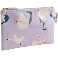 Cath Kidston Cartera verde oscuro / lila / rosa / blanco lana