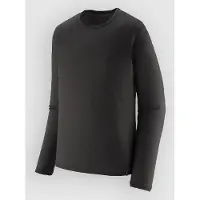 Patagonia - Capilene Lightweight Crew - Ropa interior fibra sintética size L, negro