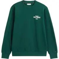Tommy Hilfiger Sudadera '1985' esmeralda / blanco