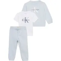Calvin Klein Jeans Conjunto azul pastel / petróleo / blanco