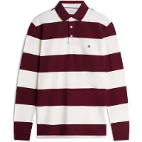 Tommy Hilfiger Camiseta rojo oscuro / offwhite