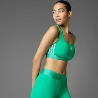 Adidas adidasSujetador Hyperglam Powerreact Training Medium-Support XS Semi Court Green / White Mujer