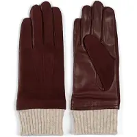 Howard London Guantes con dedos 'Women's Leather Gloves Leah Brown' marrón