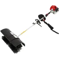 StarTech.com Cepillo barredora de gasolina con control manual - 2,3 CV - 52 cm³ - 8500 RPM - Nylon PA6 - Cabezal del cepillo 23 x 52 cm - Arranque manual