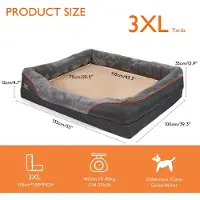 StarTech.com Cama grande para perros - Cojín para perros 3XL - Fabricado en suave y cálido tejido de forro polar - Hipoalergénico - Funda desmontable - Lavable a máquina - Base impermeable