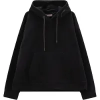 CMP - Women's Sweat Fix Hood 36D4796 - Sudadera size XL, negro