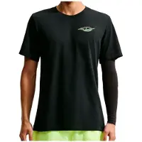 Nike - Dri-Fit Tee Stride Print Pack - Camiseta de running size L, negro