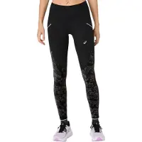 Asics - Women's Road Lite-Show Tight - Mallas de running size M, negro