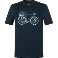 Super.natural - Wander Wheel Tee - Camiseta de merino size L, azul