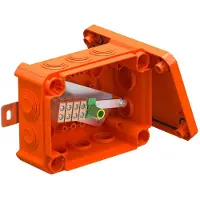 OBO Caja de derivación para protección contra incendios, compatible con los sistemas E30_E90, tipo: T100ED 06A FireBox