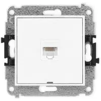 Karlik IGKBO-1, conector de red individual RJ45, categoría 5e, color blanco