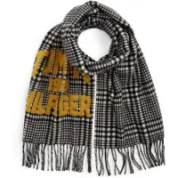 Tommy Hilfiger Chal 'VARSITY' azafrán / negro / blanco natural