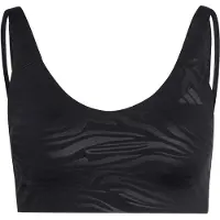 Adidas adidasSujetador All Me Essentials estampado de sujeción ligera S Black Mujer