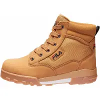 FILA Botas con cordones 'GRUNGE' marrón / rojo / negro