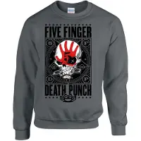 Five Finger Death Punch Sudadera 'Obey Sweatshirt' gris
