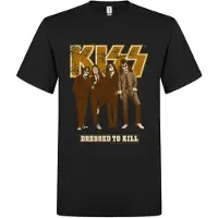 KiSS Camiseta 'Dressed To Kill' negro