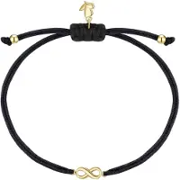 Glanzstücke Pulsera dorado / negro