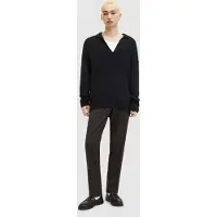 AllSaints Kanyon Ls Polo Black Talla: L | Jerséis Outlet | Hombre | Negro