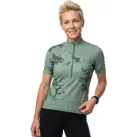 Löffler - Women's Bike Jersey Half-Zip Mysteria Mid - Maillot de ciclismo size 38, multicolor