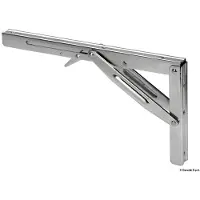 Osculati Pata plegable para mesa, dimensiones 305 x 165 mm, capacidad de 250 kg, , modelo 48.615.04