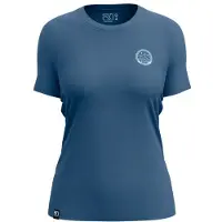Ortovox - Women's 185 Merino Mountain Badge TS - Camiseta de merino size L, azul