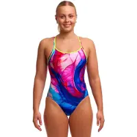 Funkita - Women's Diamond Back One Piece - Traje de baño size 40, multicolor
