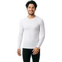 Löffler - Shirt LA Transtex Light - Ropa interior fibra sintética size 46, gris/blanco
