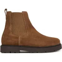 Birkenstock para mujer. 1033181 Botines de Piel Highwood (Ajuste Estrecho) marrón (41), Plano, Ante, Ninguno, Casual, outlet 202