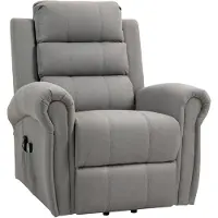 HOMCOM Sillón de televisión con ayuda para levantarse, sillón reclinable con función de relajación y función de calefacción
