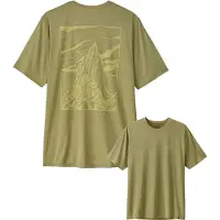 Patagonia - Cap Cool Daily Shirt Cloud Crag - Camiseta funcional size M, oliva