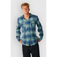 Rip Curl - Count Flannel Shirt - Camisa size S, azul