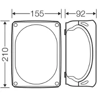 Hensel Caja de derivación , hasta DK 1600, para cable de 16 mm², trifásica, o para cable de 25 mm², monofásica, sin terminal