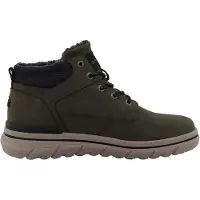 Tom Tailor Botas con cordones verde oscuro