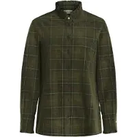 Barbour Blusa 'Shae' verde oscuro / rojizo / blanco