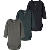 Name it Pijama entero/body azul / marrón / gris